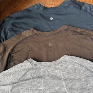 Set of 3 Lululemon men’s shirts size M